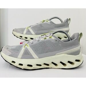 On CloudSurfer Trail Running Cushioned Sneakers Comfort Frost Lima Womens Sz 10‎